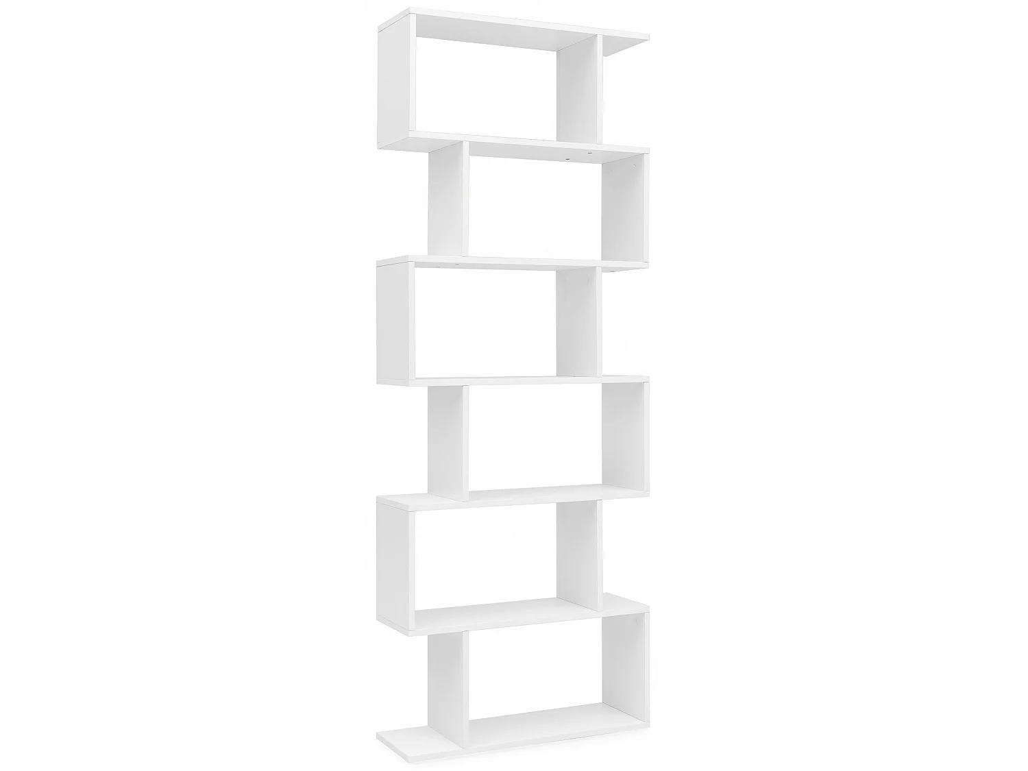 Libreria Bianca 70x190,5x23,5 cm Moderna Scaffale Cameretta Mensola