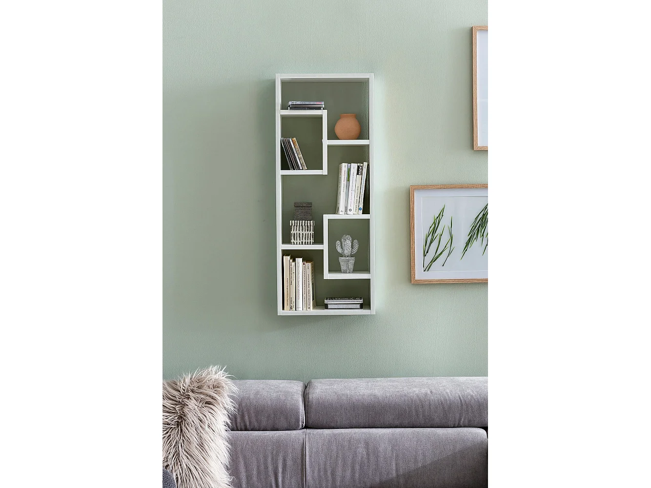 Wandregal Hängeregal 36 x 90 x 13,5 cm Holz Wandboard Dekoregal Modern