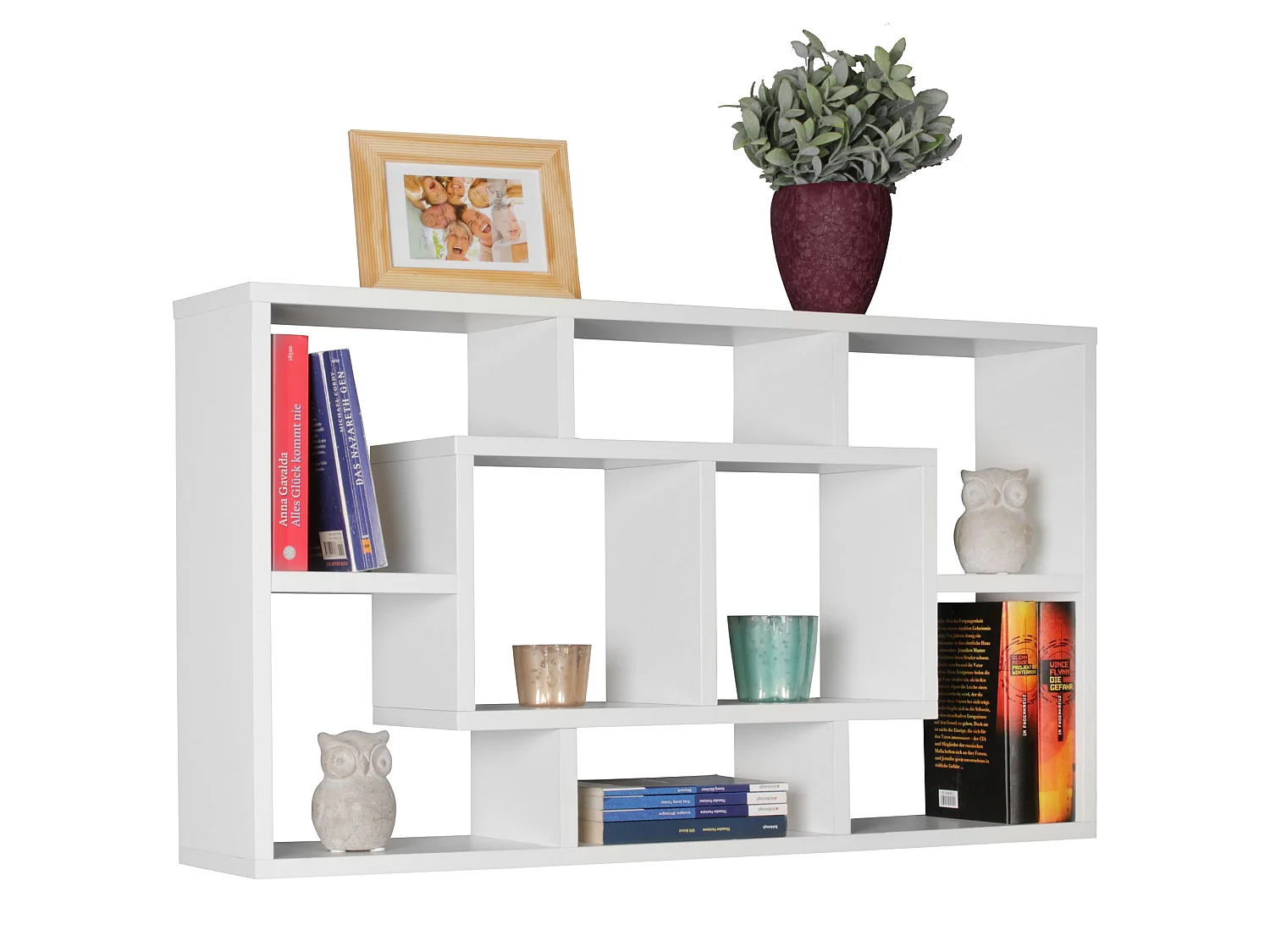 Étagère Murale 85x47,5x16 cm Étagère Suspendue Flottante Design Moderne