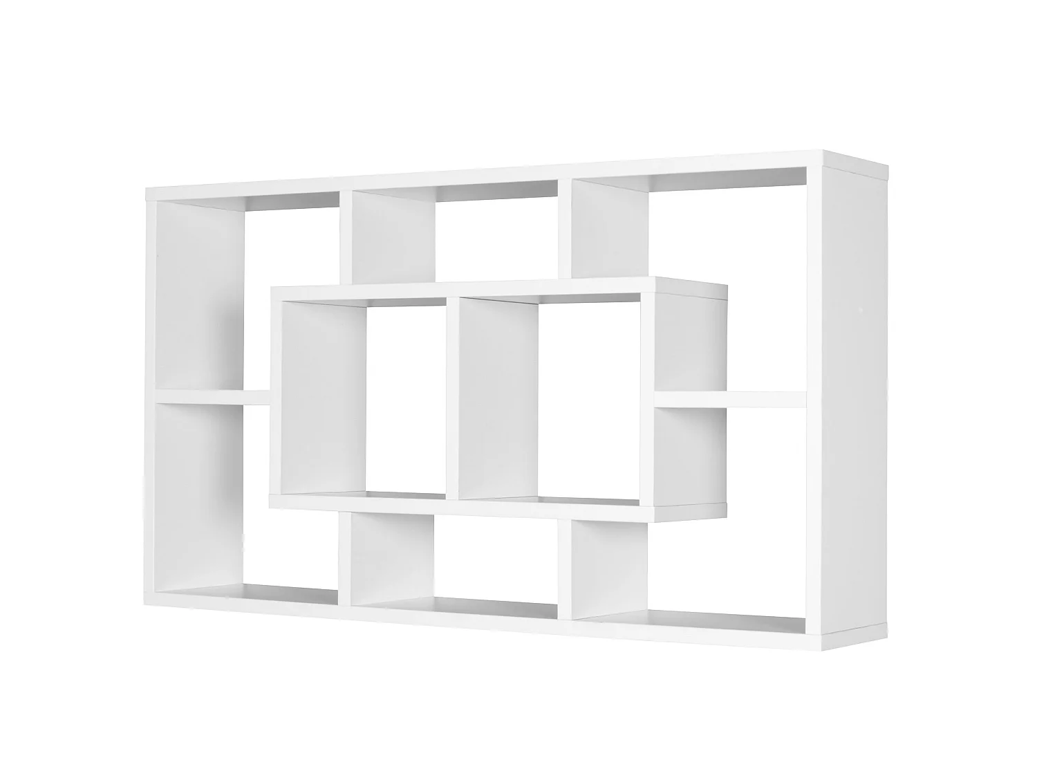 Étagère Murale 85x47,5x16 cm Étagère Suspendue Flottante Design Moderne