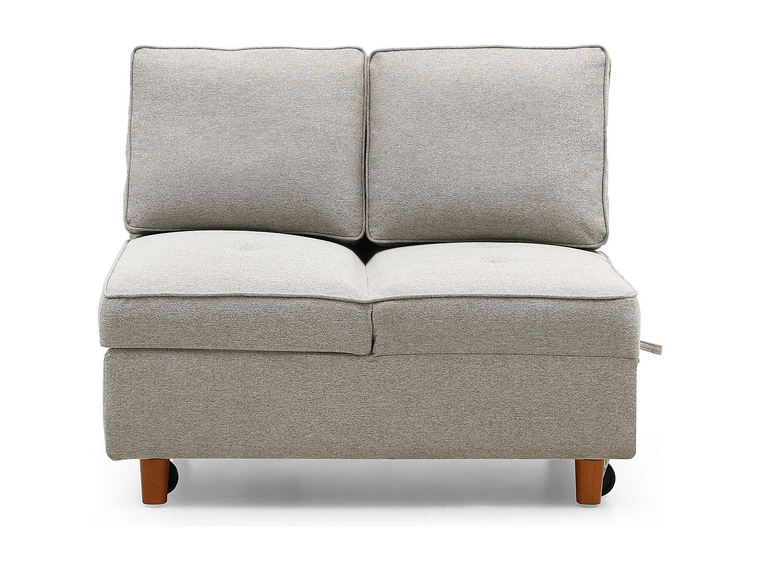 Banquette 2 places convertible Zinez Tissu Beige