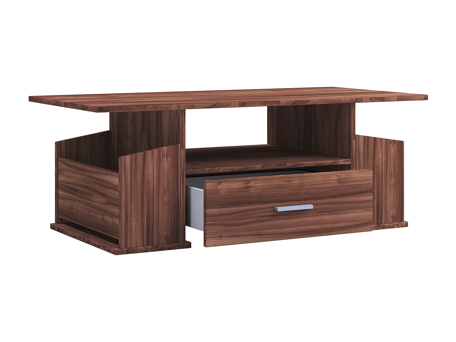 Holz Sofatisch Couchtisch Schublade Junata