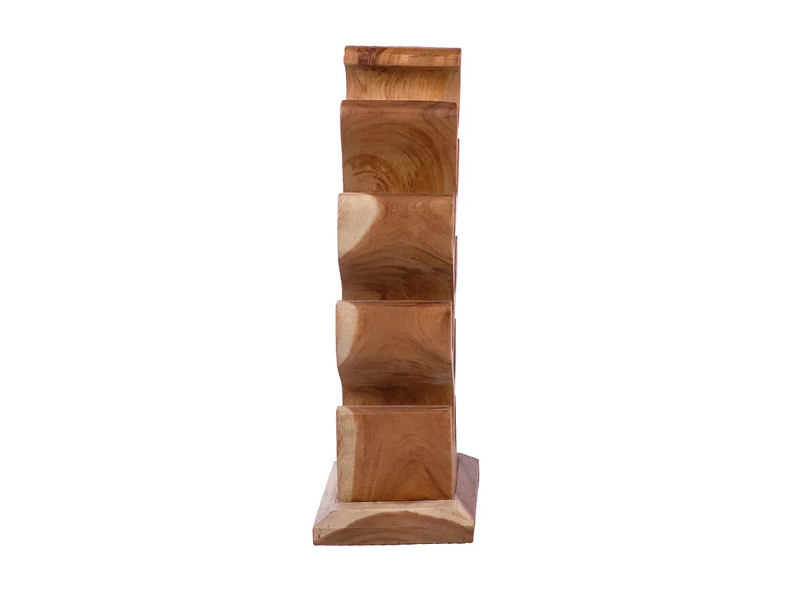 Porte bouteille en bois de suar H.77 cm 8 espaces de stockage - WINE