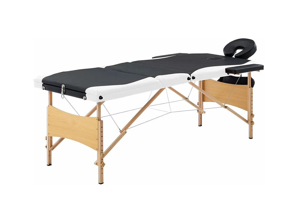 Table de massage pliable bois blanche 191 x 70 x 59 cm 02_0001833