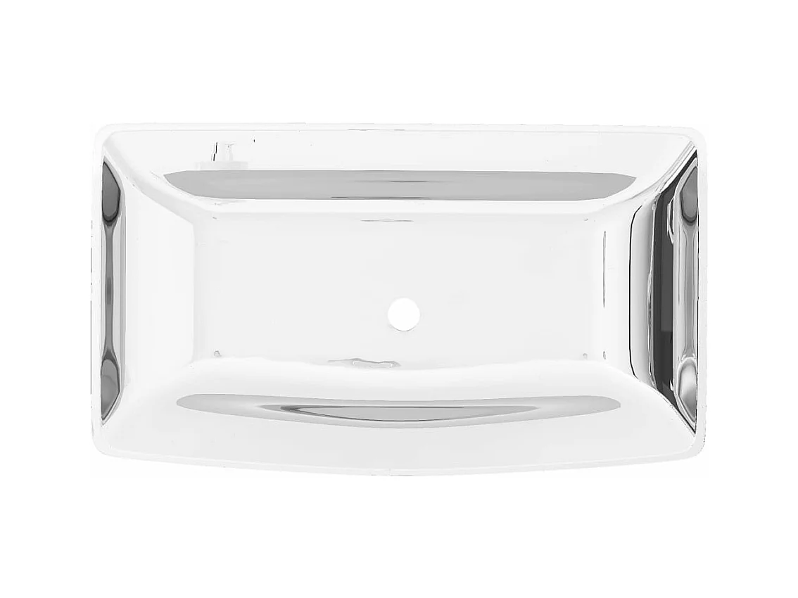 Lavabo vasque salle de argenté 71 x 38 x 13.5 cm 02_0002584