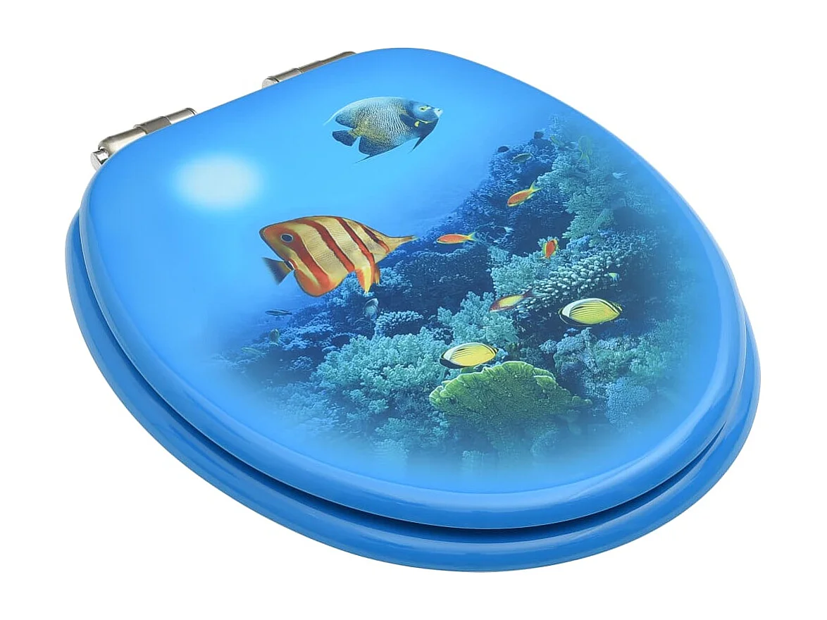 Siège WC avec couvercle effet bois 43.7 x 37.8 x 5.3 cm 02_0002936