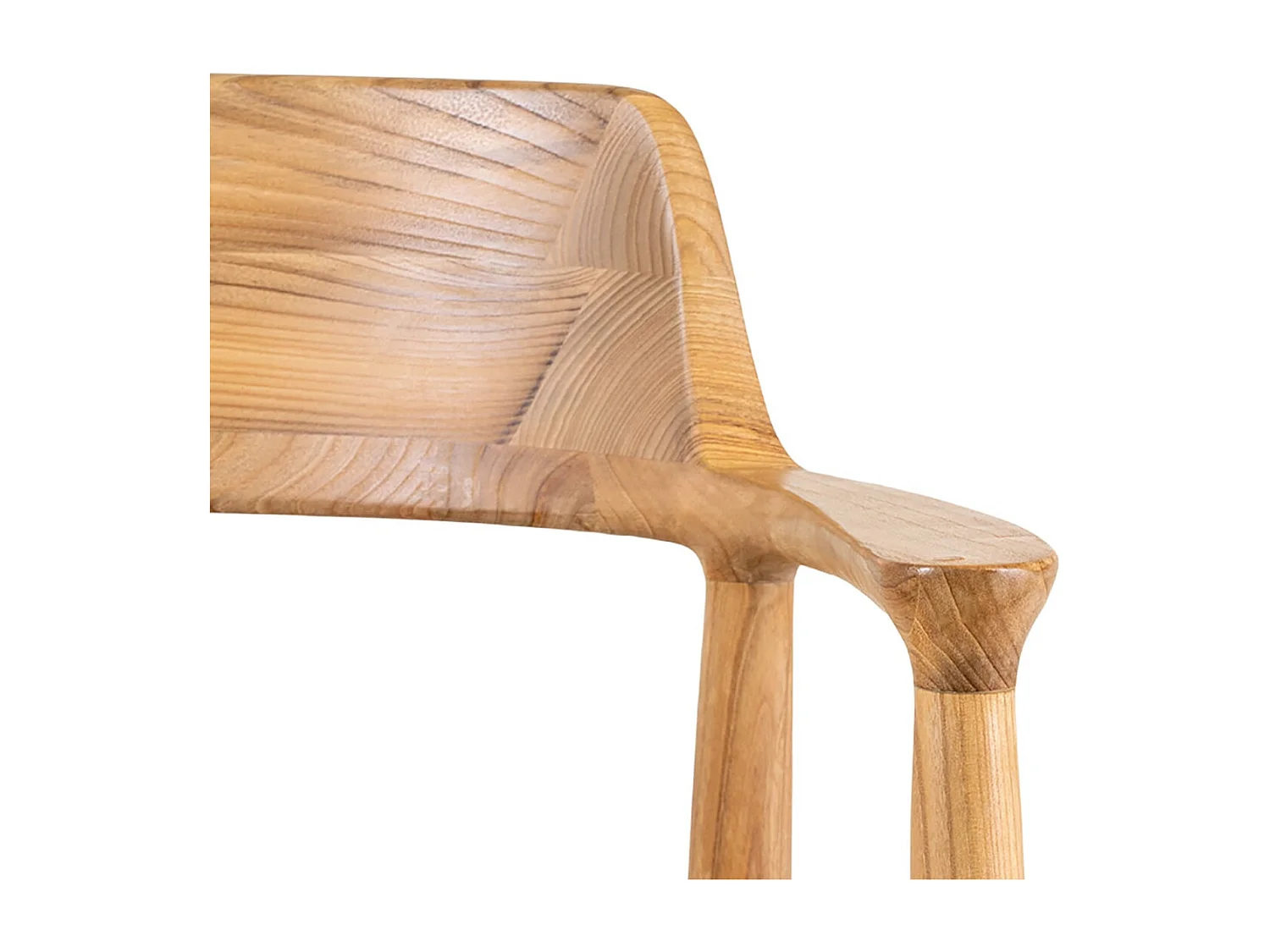 VANCOUVER - Lot de 2 Chaises en Bois de Sungai et Assise en Paille Naturelle