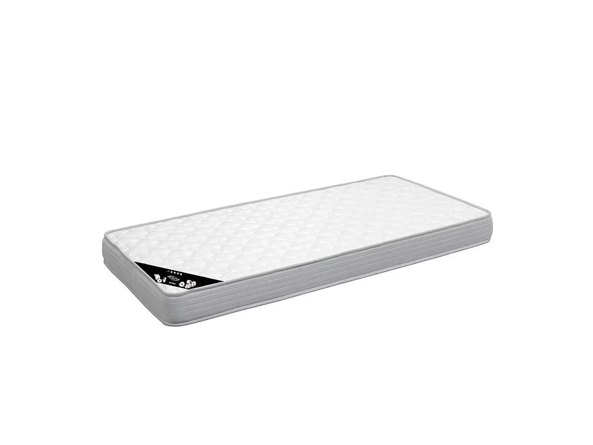 Pack lit banquette gigogne avec matelas 90x190 cm bois massif bois COBI