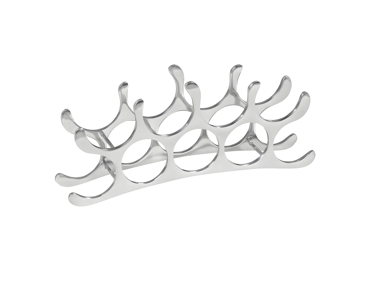 Casier à vin Métal 55x20x12 cm Casier à bouteilles Range bouteilles Vin