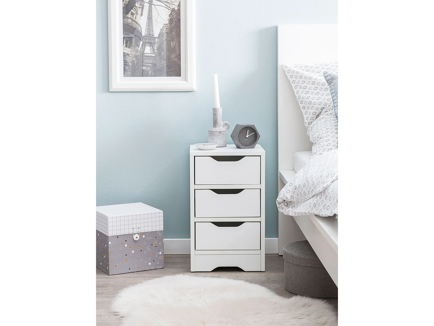 Night Console Matt Nightstand Comodino Comodino semplice