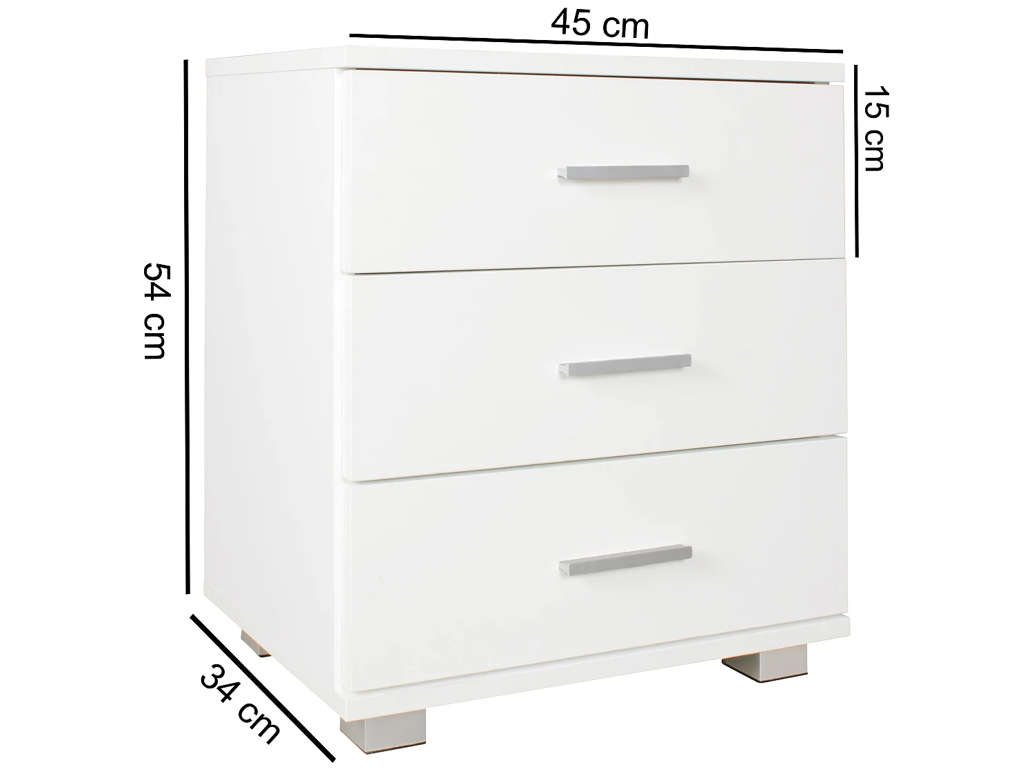 Nachtkonsole Nachtschrank Holz Nachtkästchen Schlafzimmer Design Nachttisch