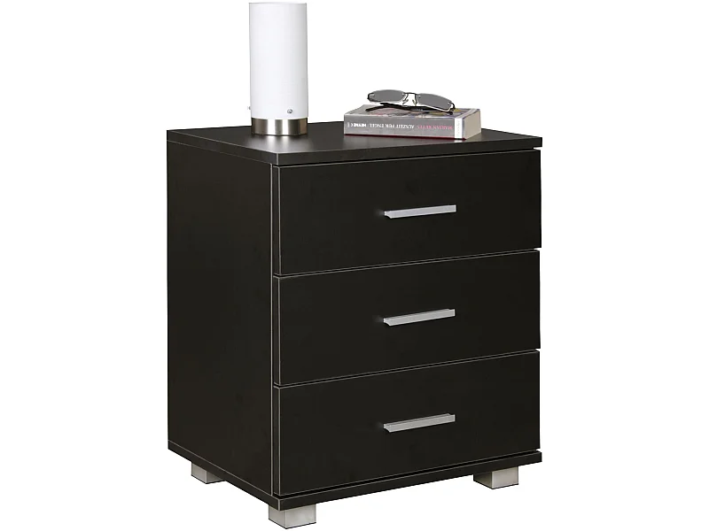 Table de Chevet 45x54x34 cm Console de Nuit Moderne avec Tiroir Design