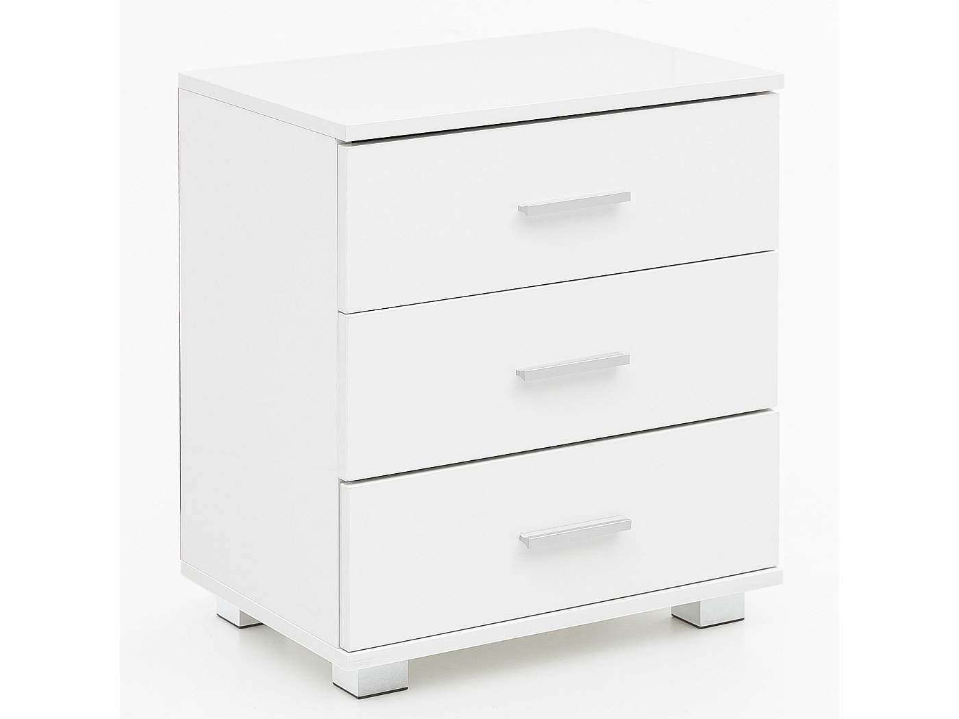 Comodino Con 3 Cassetti In Metallo E Legno - Stile Rustico Per Camera Da Letto - Foto 8