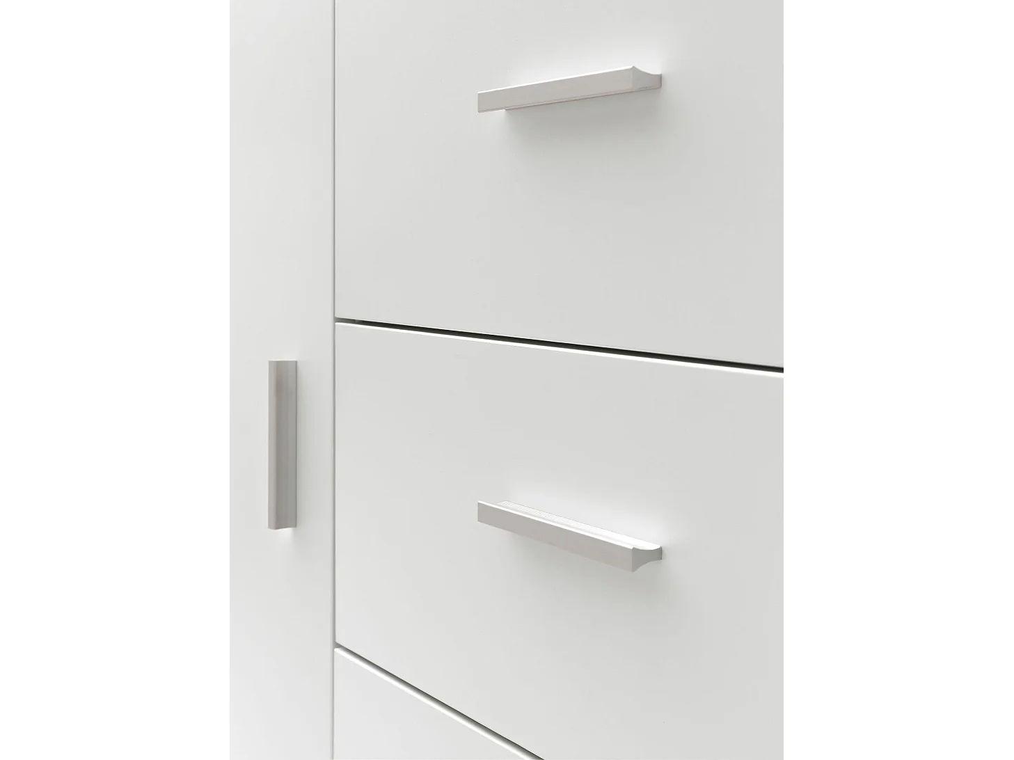 Armoire de Salle de Bain 60x65,5x33cm Commode avec Tiroir et Porte Blanc