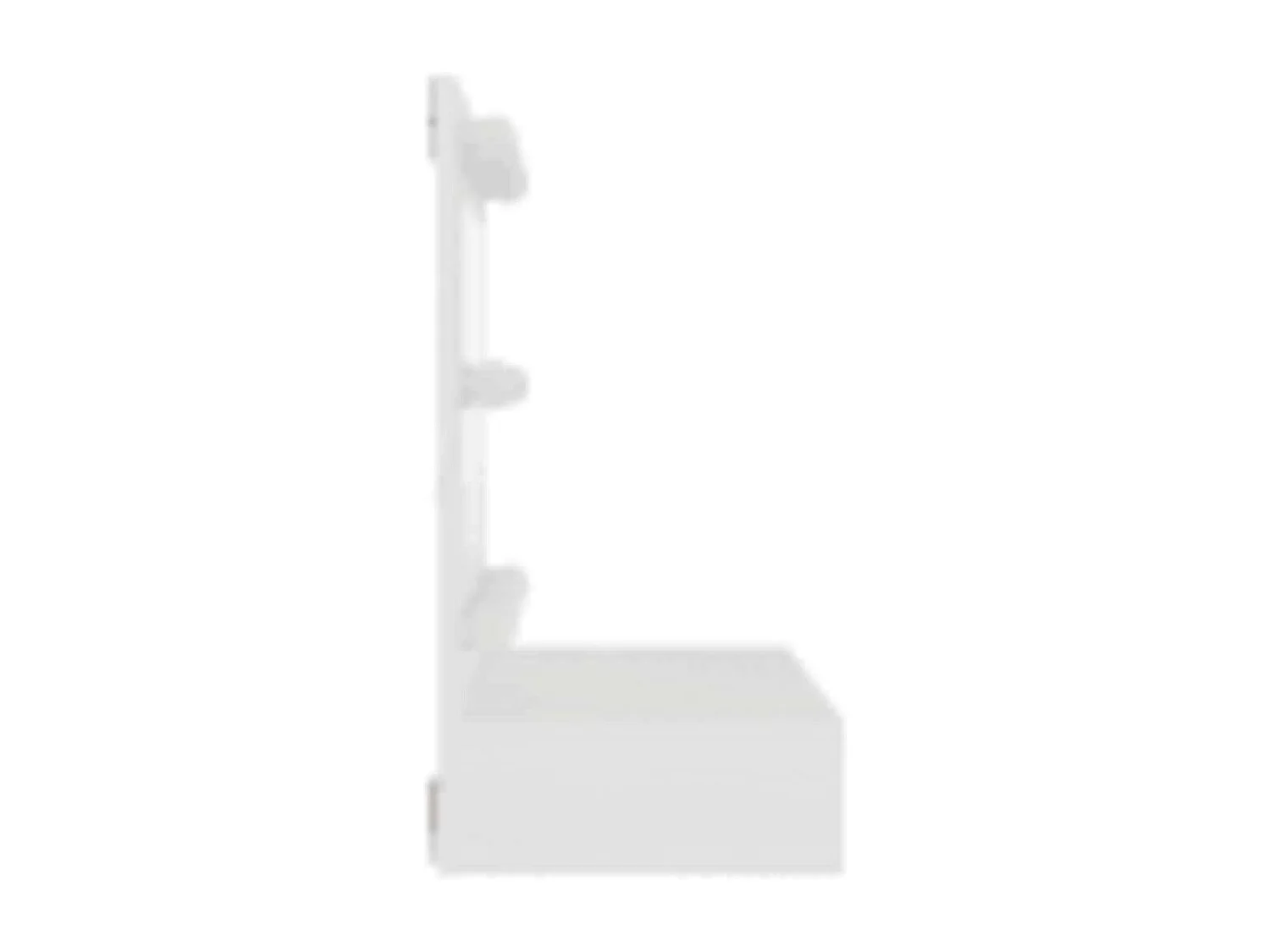 Spiegelschrank mit LED Weiß 60x31,5x62 cm