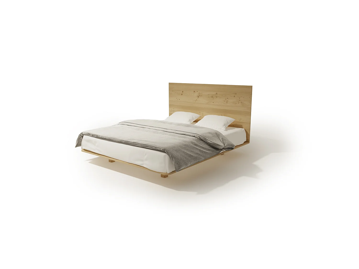 Bed SONAR THREE 120x200 cm Massief eikenhout