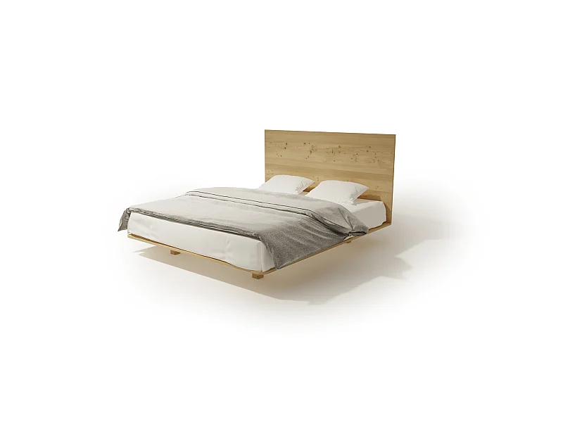 Bed SONAR THREE 200x200 cm Massief eikenhout