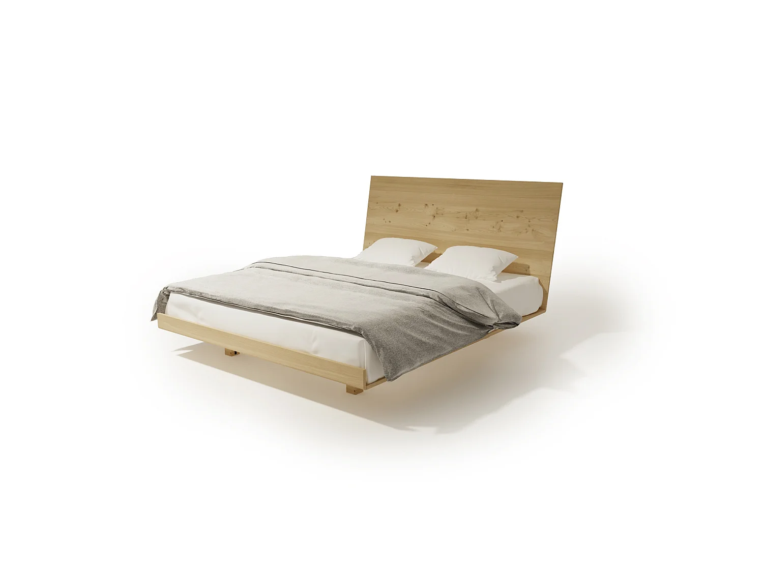 Letto Matrimoniale VUELO THREE 180x200 cm legno di quercia massiccio