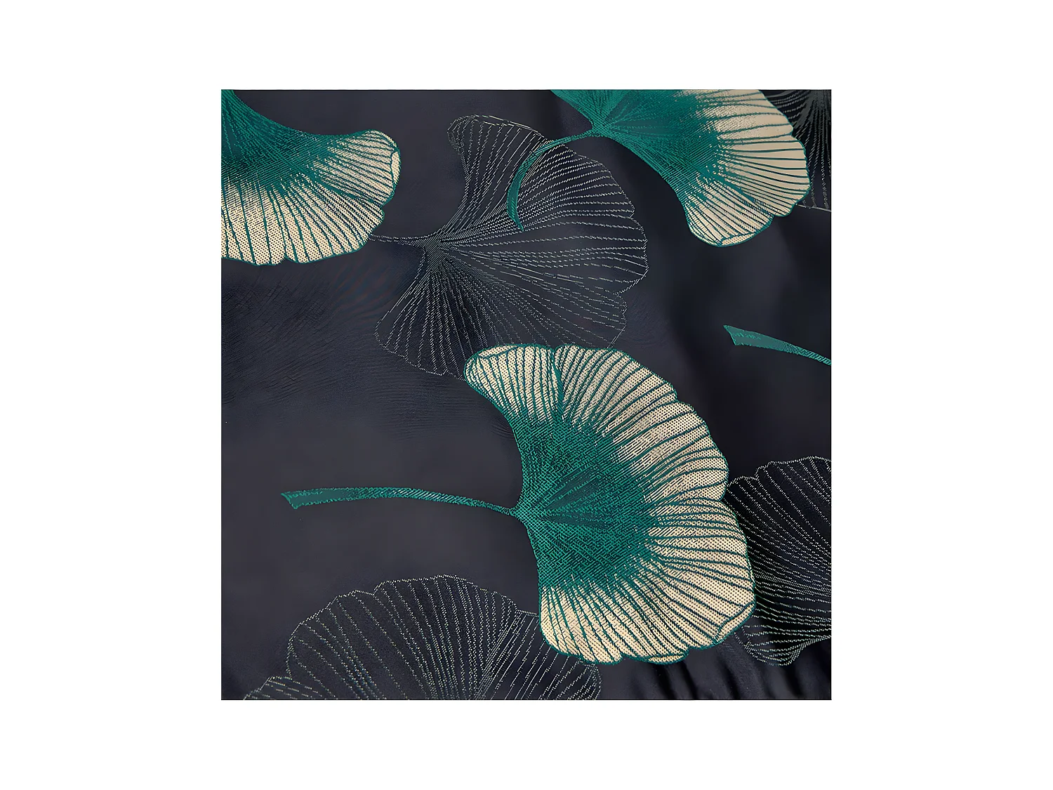 Camino 30*180  flor de loto verde fondo negro loto