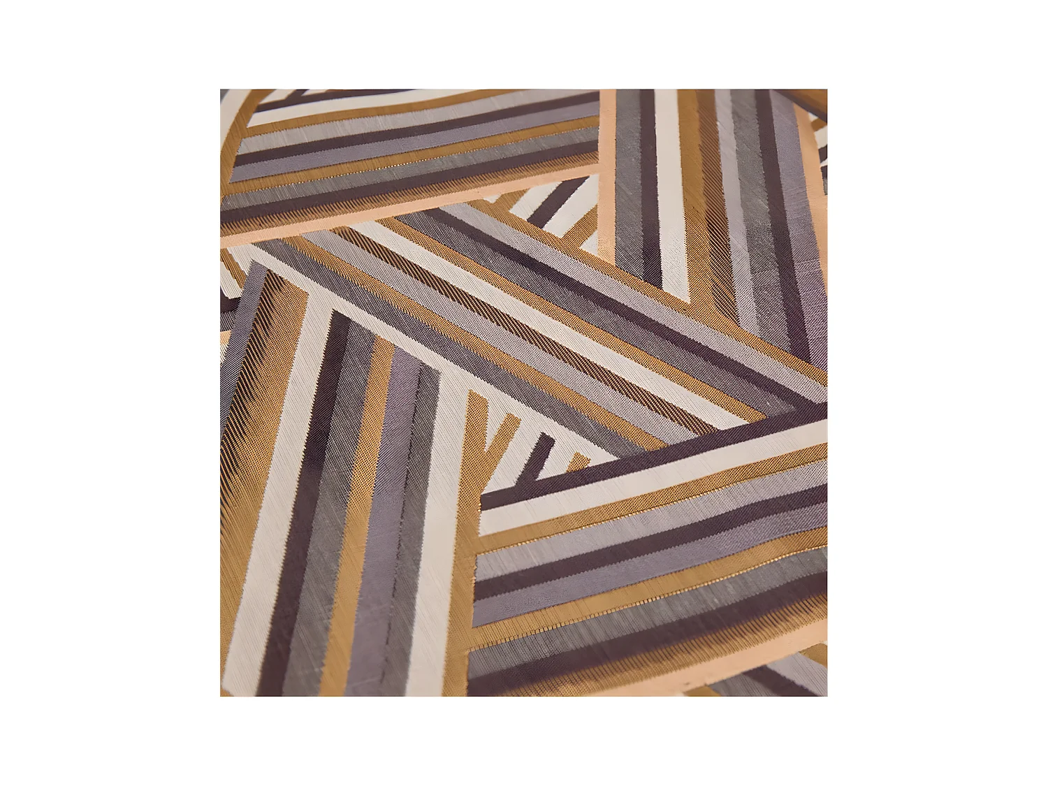 Camino mesa 30*180 tono marron dorado entrelazado laisa