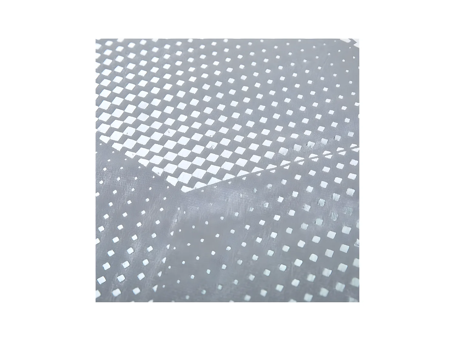 Camino 33*180 gris print geometrico plateado bijou