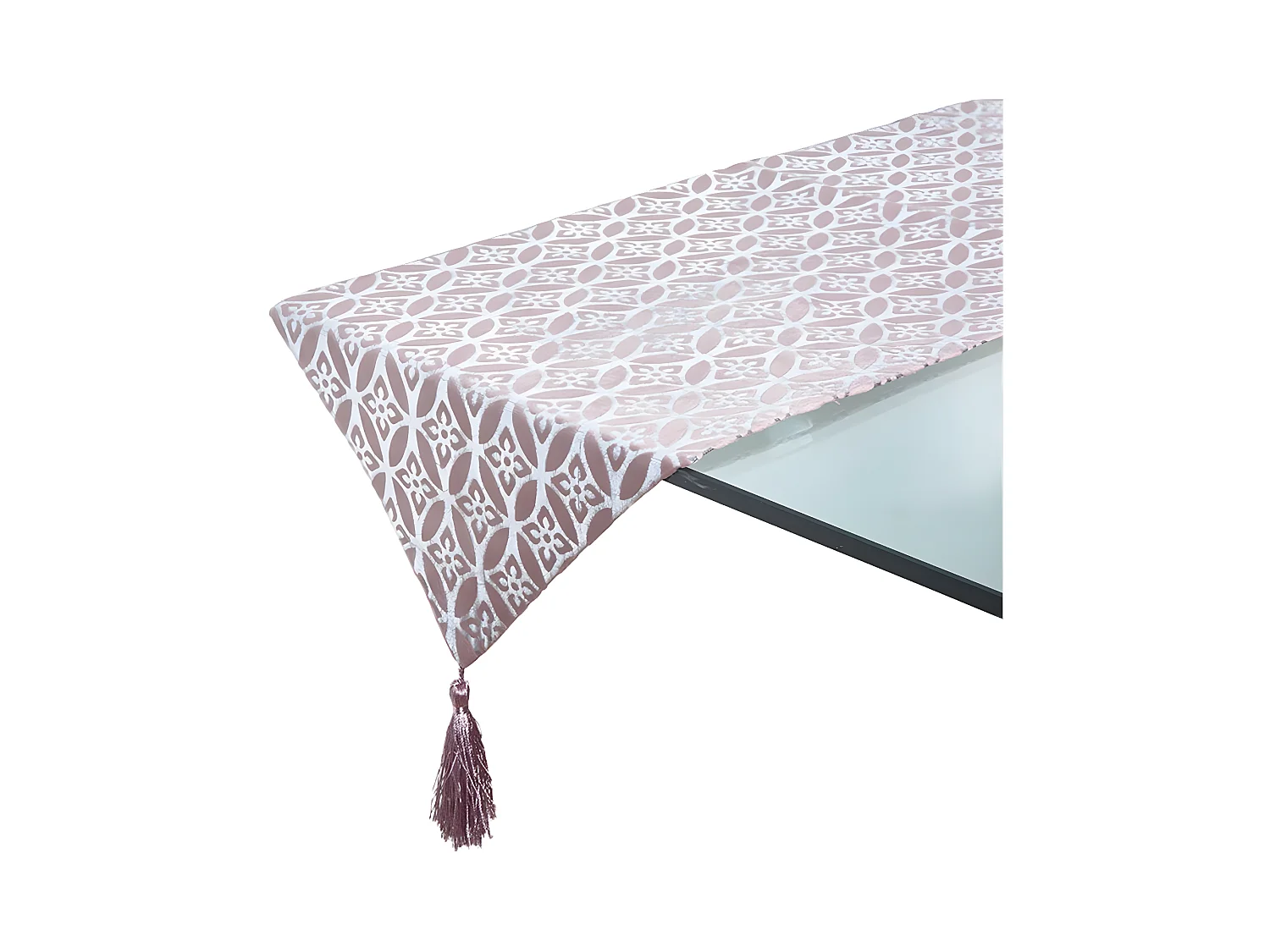 Camino 33*180 cenefa flor rosa vivienne