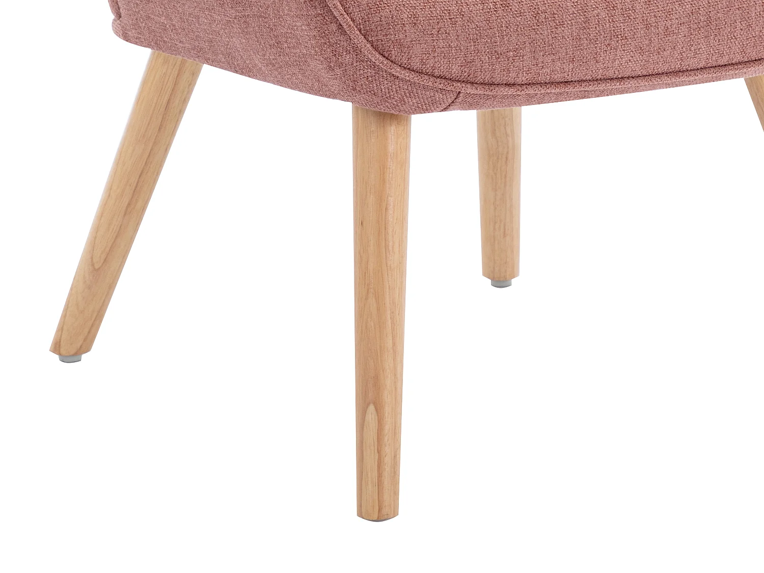 Fauteuil en tissu rose VATELY