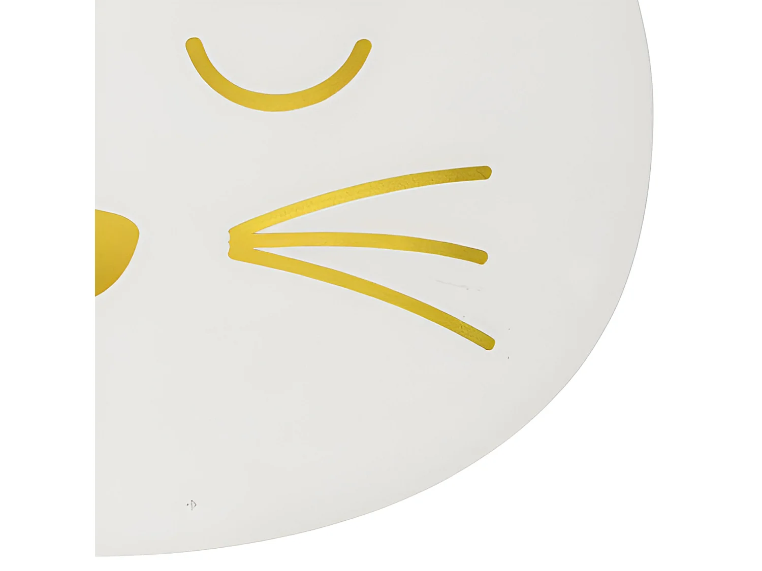 Lot de 2 sets de table enfant CHAT blanc White