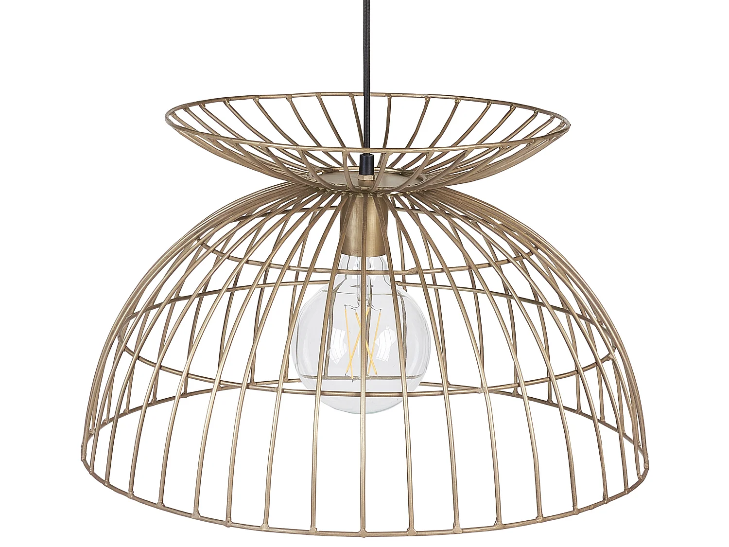 Lampe suspension MAHANADI Métal Laiton