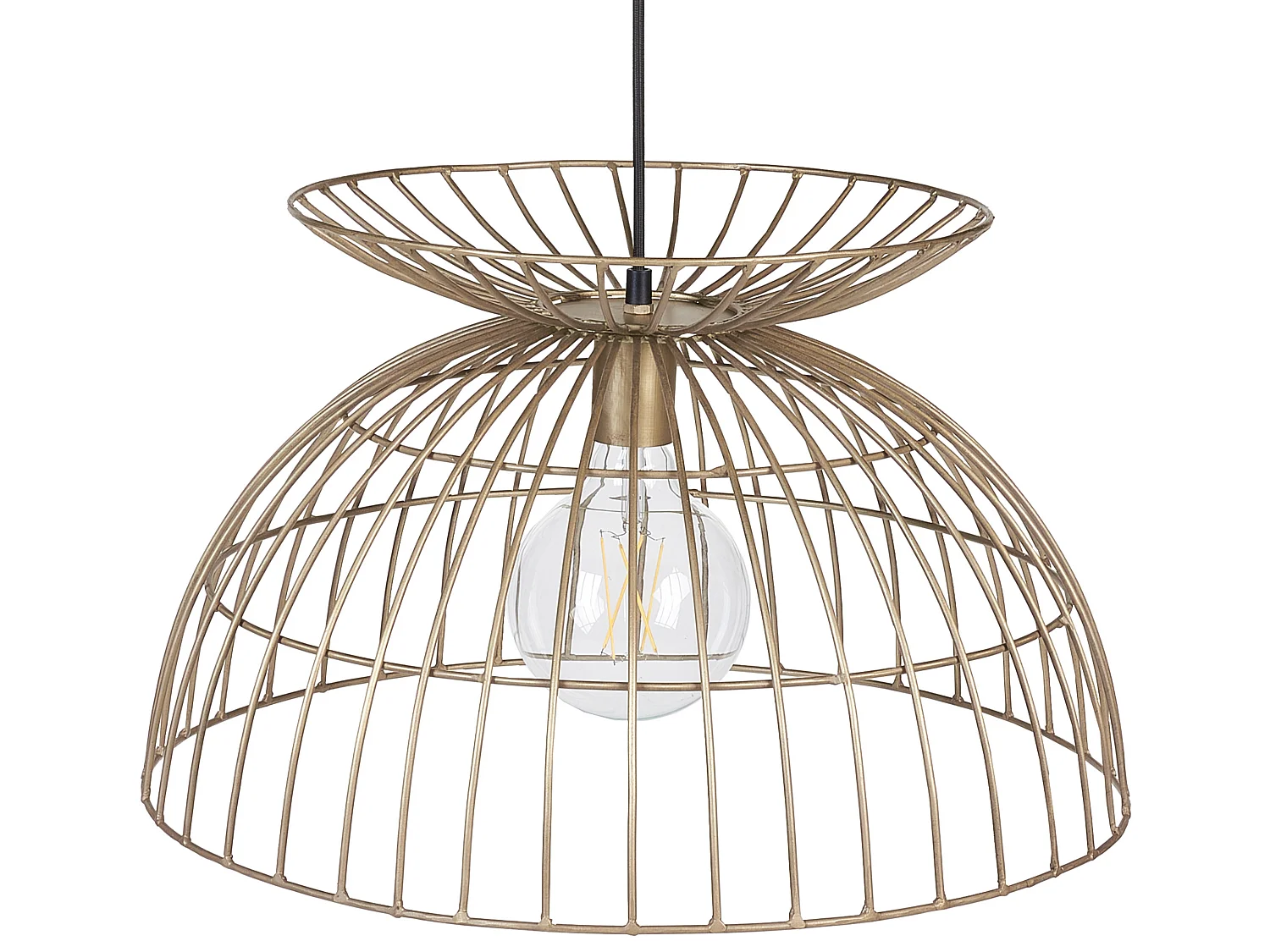 Lampe suspension MAHANADI Métal Laiton