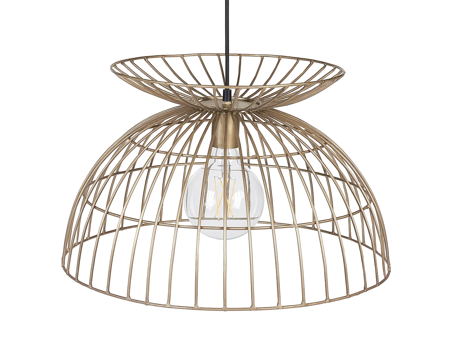 Lampe suspension MAHANADI Métal Laiton
