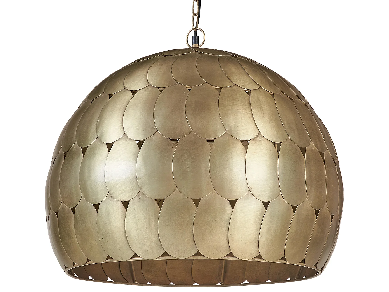 Hängeleuchte Metall messing Antik-Optik 1-flammig handgemacht Retro Harangi