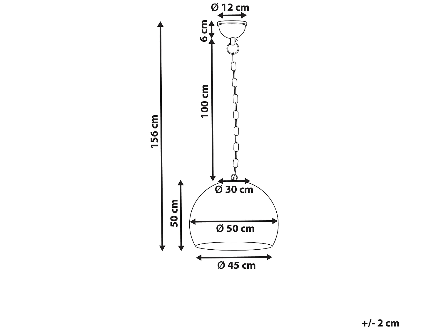 Lampa wisząca HARANGI Metal Mosiężny