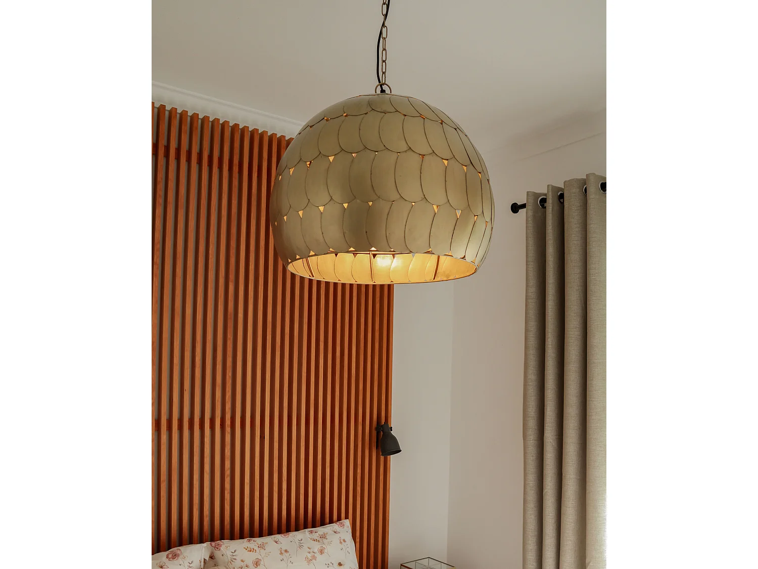 Lampe suspension HARANGI Métal Laiton