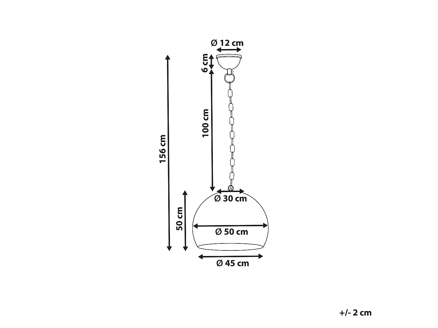 Lampe suspension HARANGI Métal Laiton