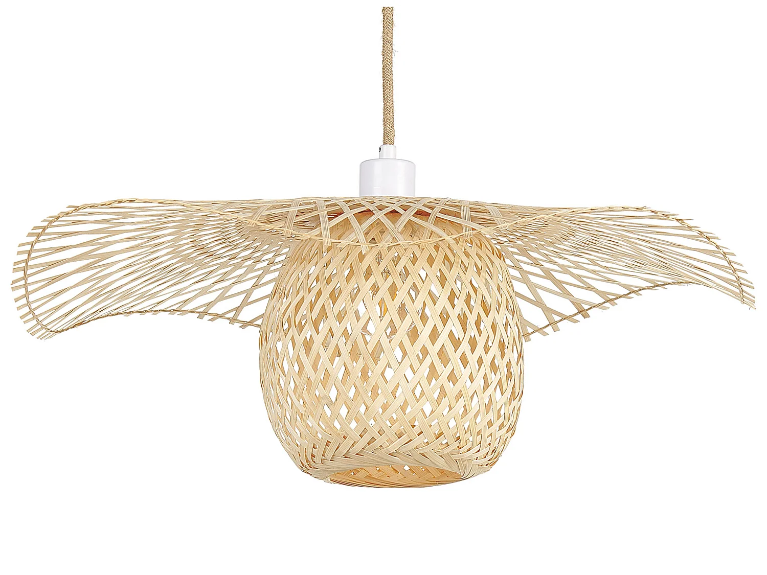 Lampadario BONITO Legno di bambù Marrone chiaro