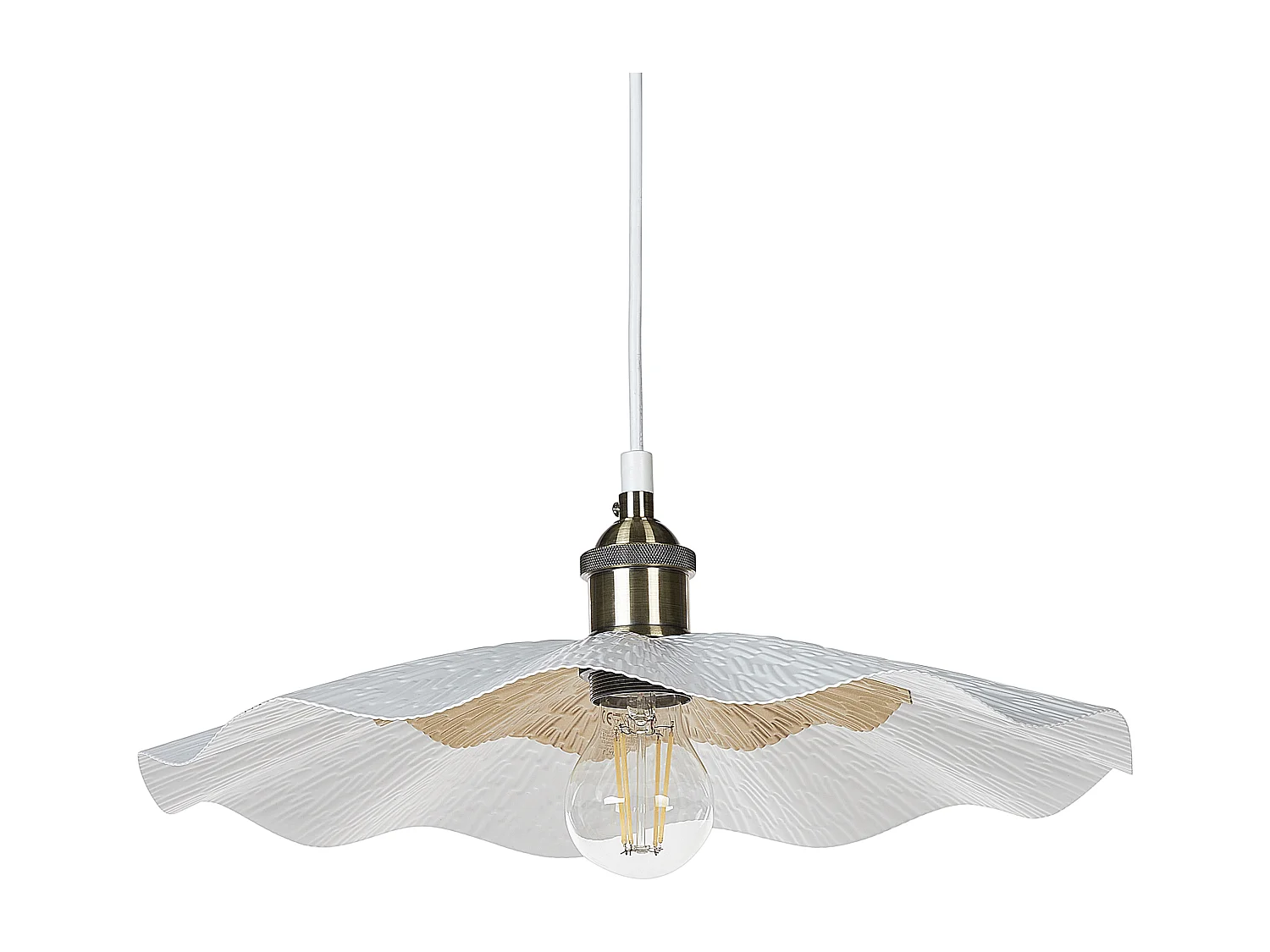 Lampe suspension PHILS Métal Blanc