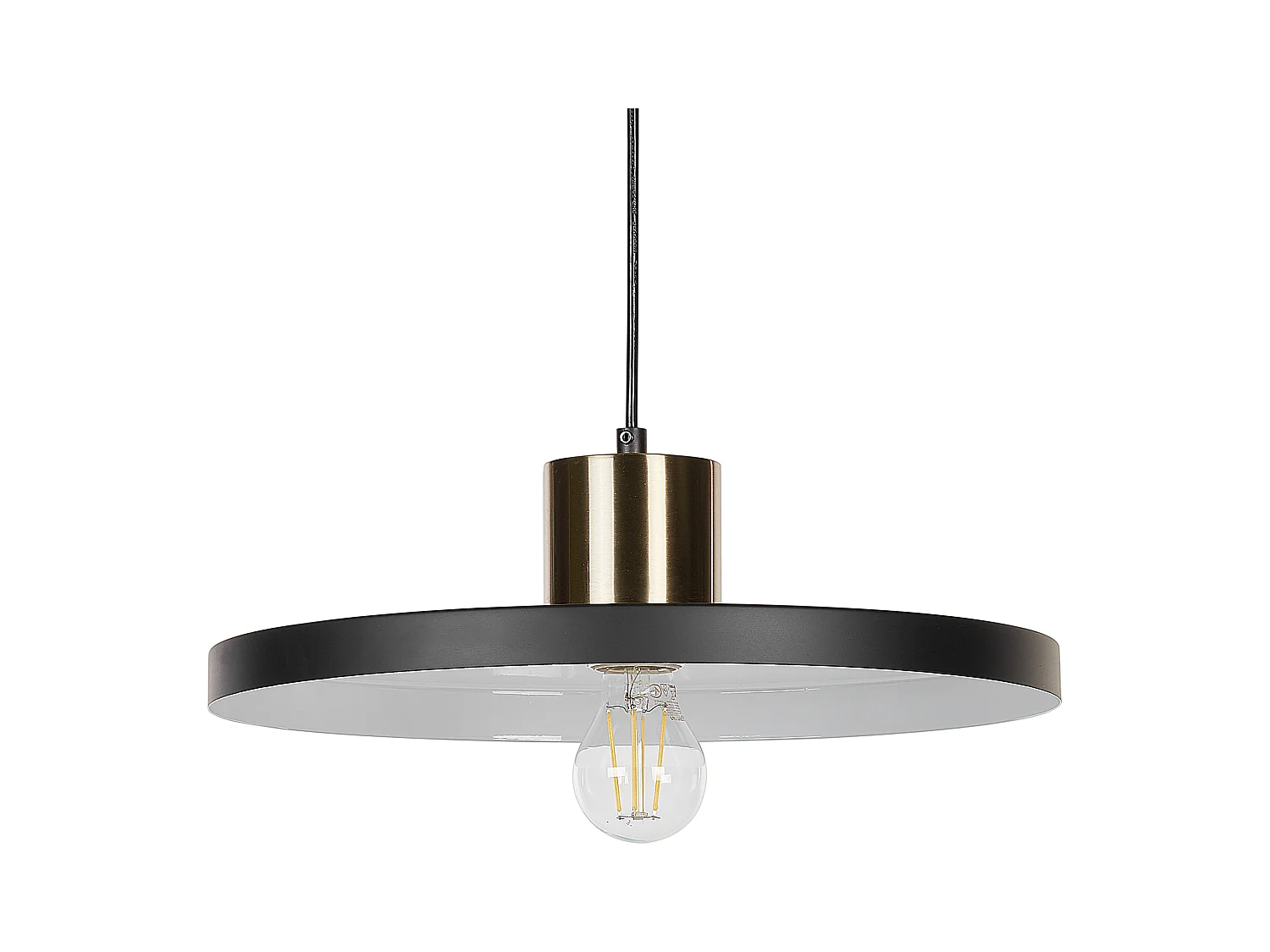 Lampe suspension BOGAN Métal Noir
