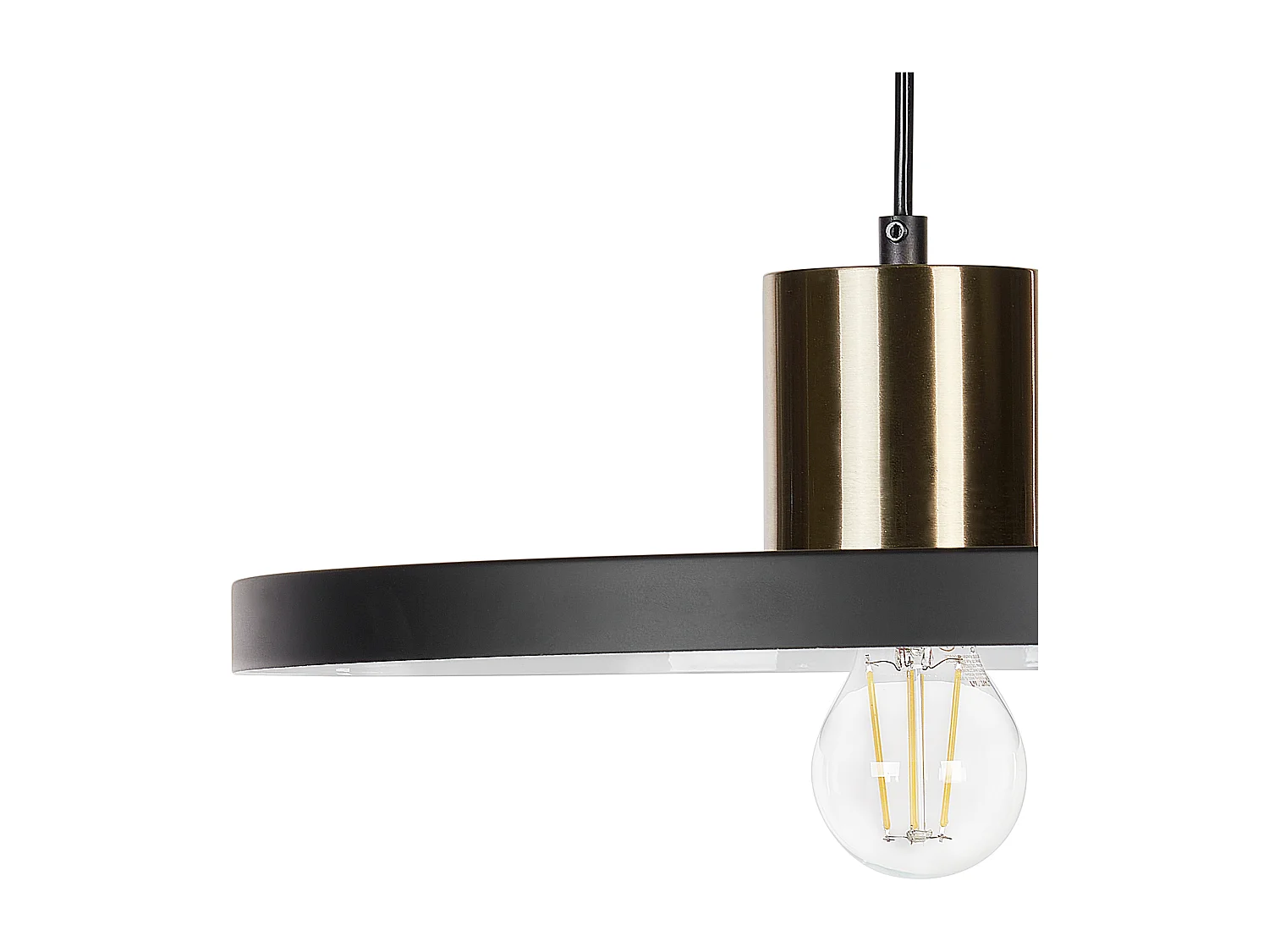 Lampe suspension BOGAN Métal Noir