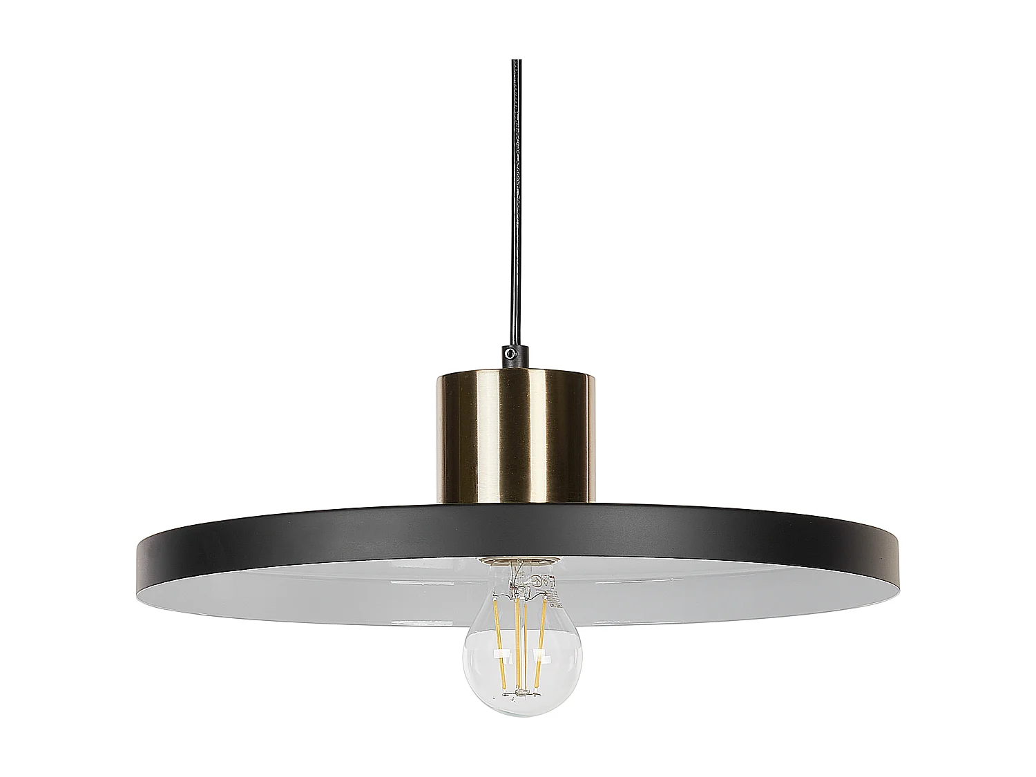 Lampe suspension BOGAN Métal Noir