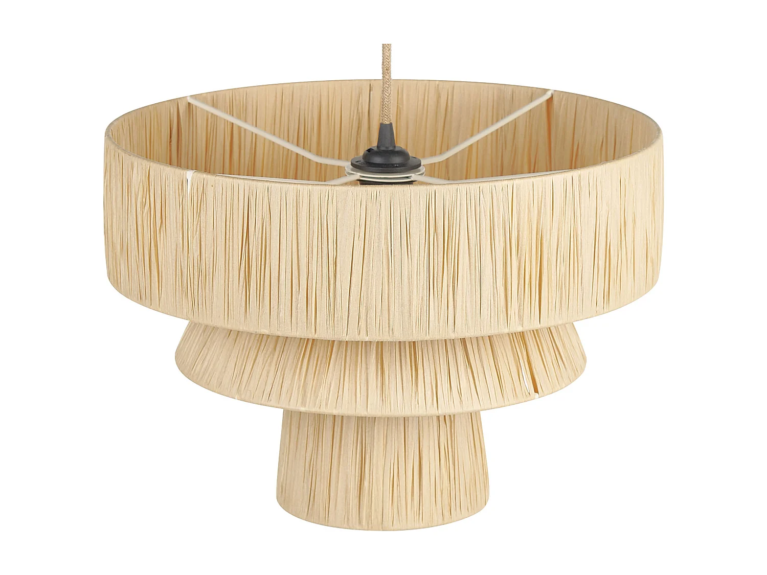 Lampe suspension CHAMBO Papier Naturel