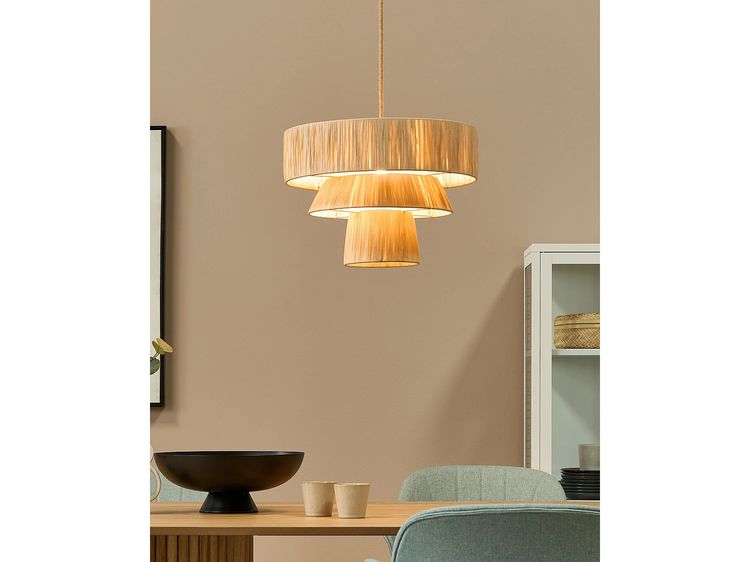 Pendant Lamp CHAMBO Paper Natural
