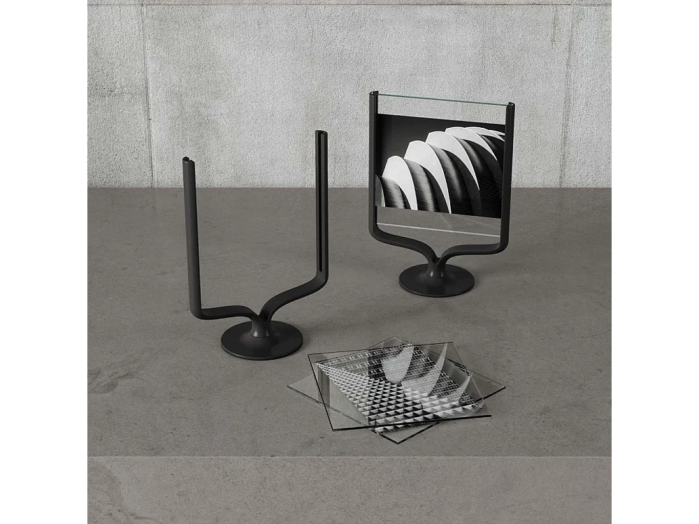 Cadre photo rotatif en aluminium Wishbone