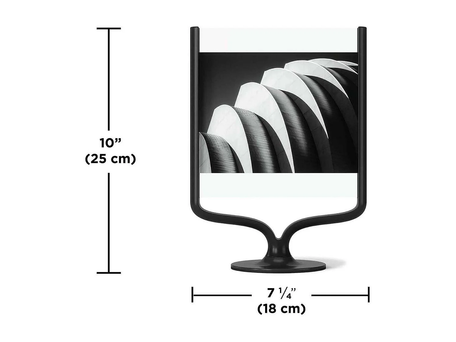 Cadre photo rotatif en aluminium Wishbone
