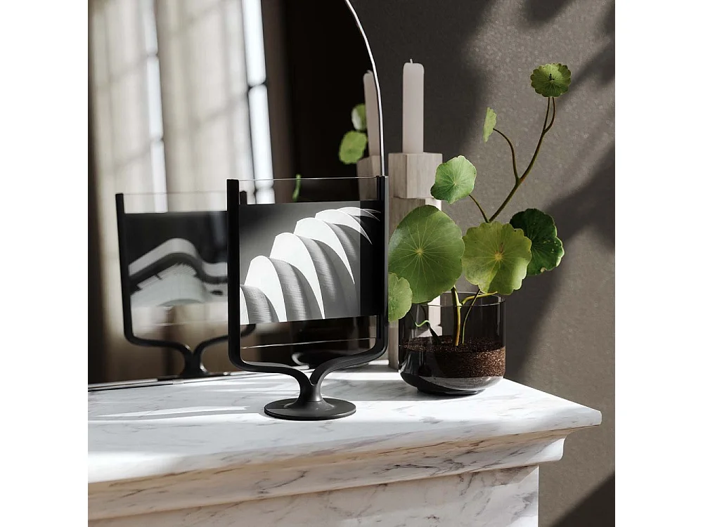 Cadre photo rotatif en aluminium Wishbone