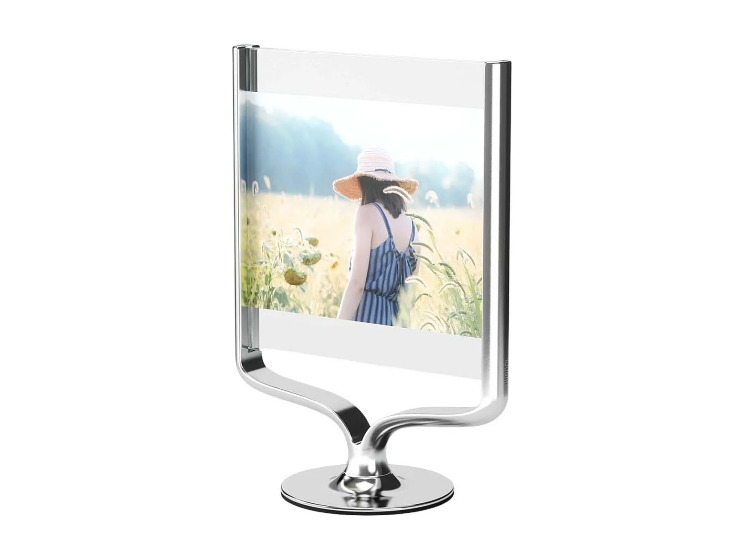 Cadre photo rotatif en aluminium Wishbone
