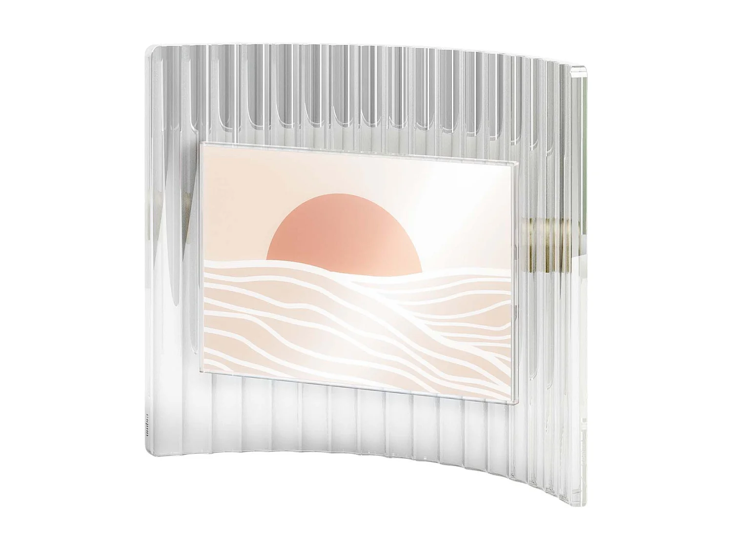 Cadre photo en verre strié Ripley 22 x 8 x 19 cm