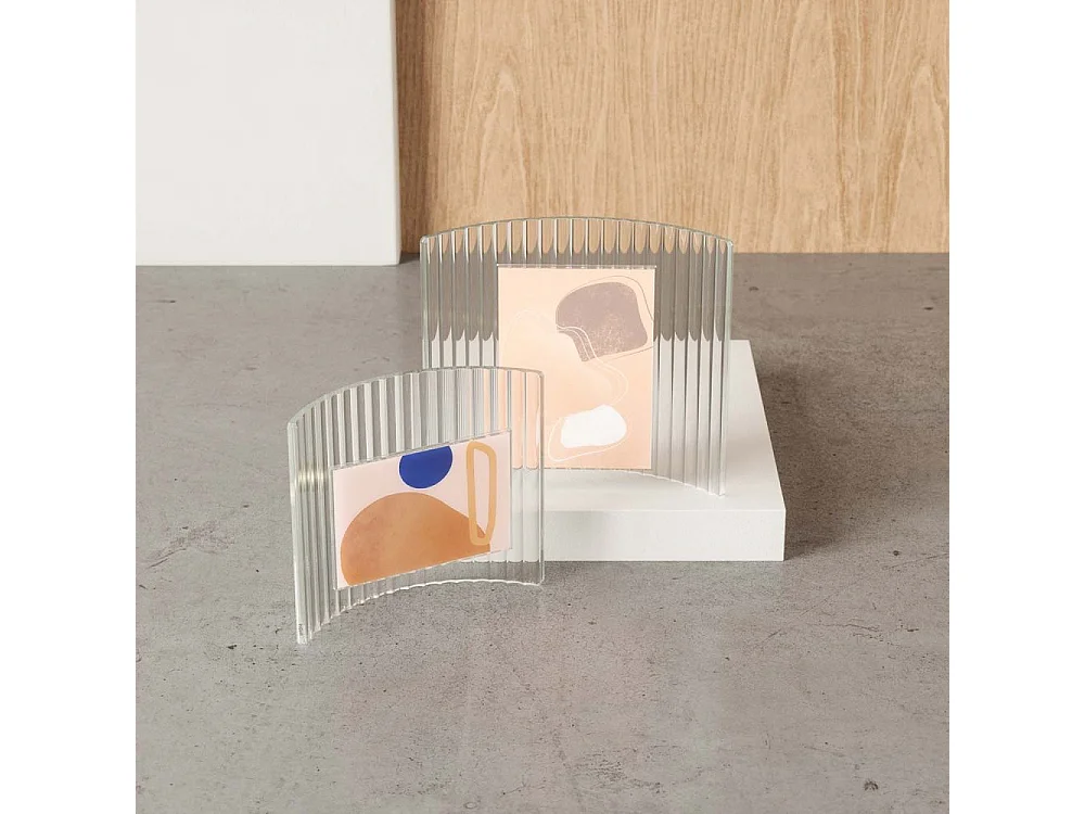 Cadre photo en verre strié Ripley 22 x 8 x 19 cm