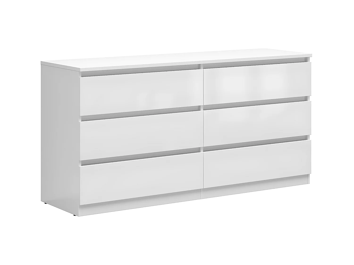 Edwin 6-ladekast Wit