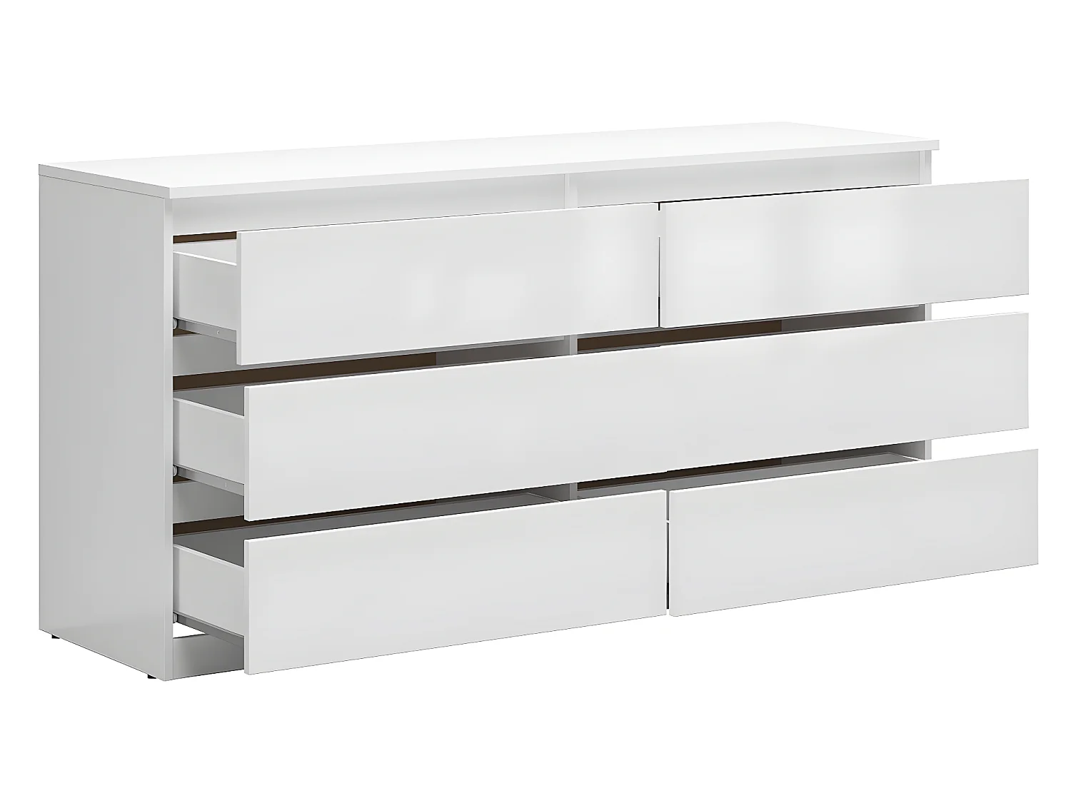 Cómoda 6 cajones Edwin Blanco